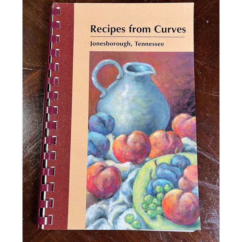 Vintage 2008 Jonesborough TN Community Cookbook Curves Local Recipes